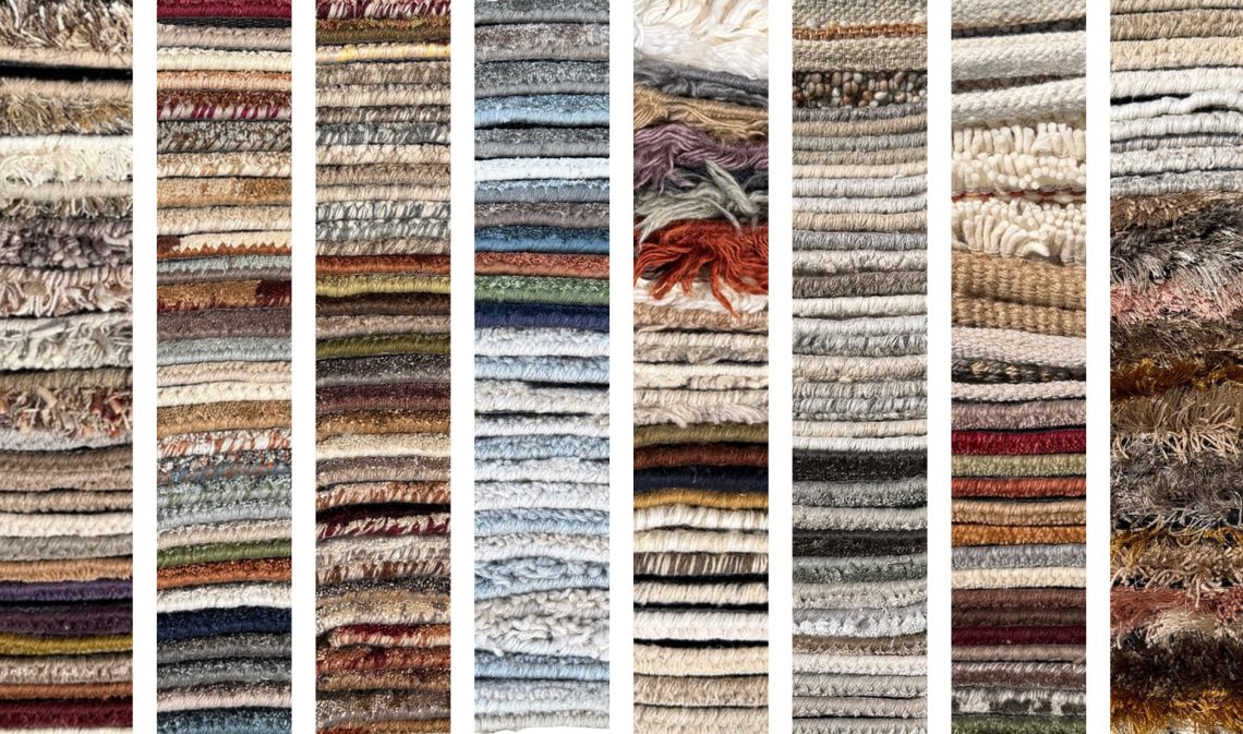 Private label rug texture collection